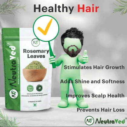Rosemary Leaves+Comb Applicator+Mist Spray Bottle+Neem Comb image 2